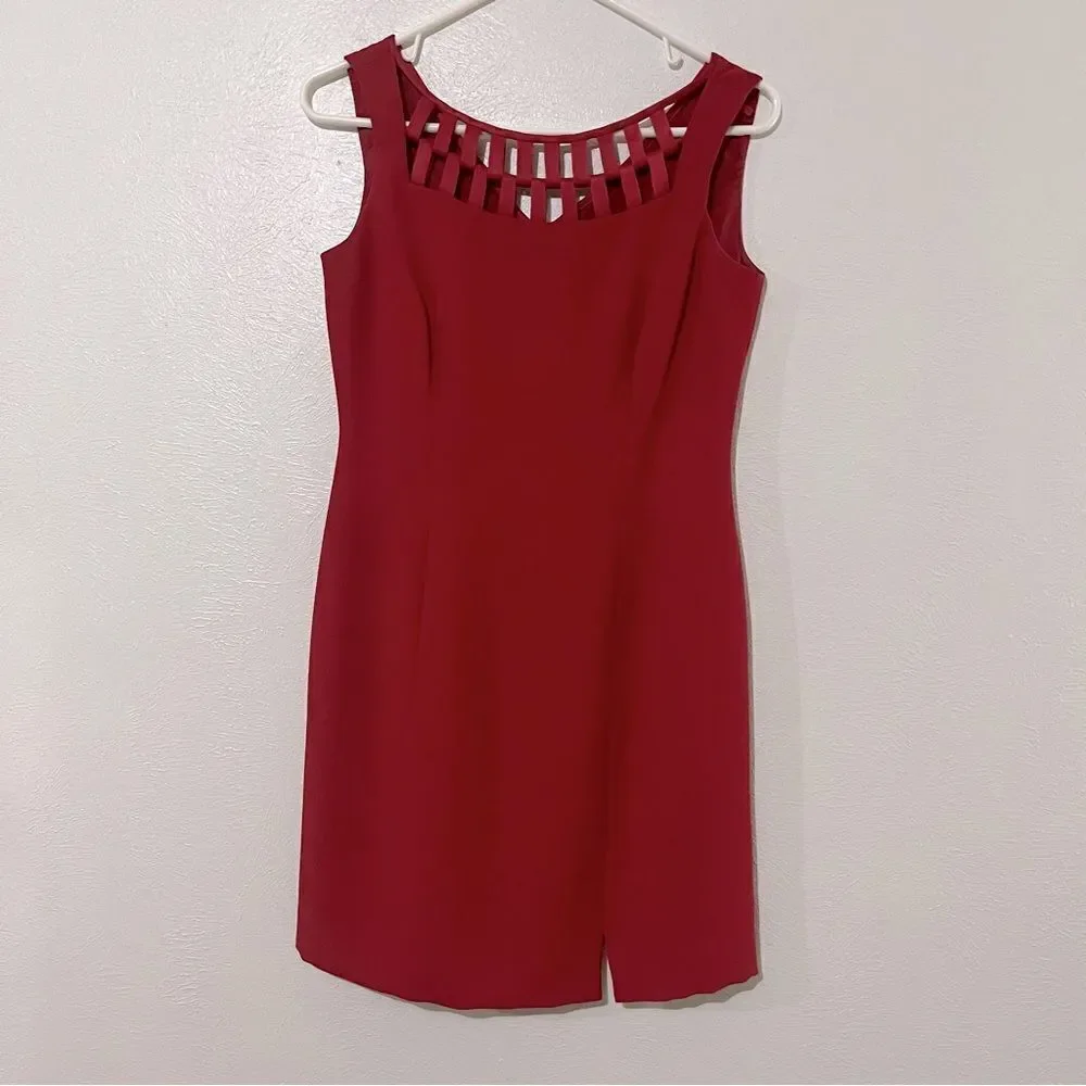 Liz Claiborne NIGHT Red Dress Size 4